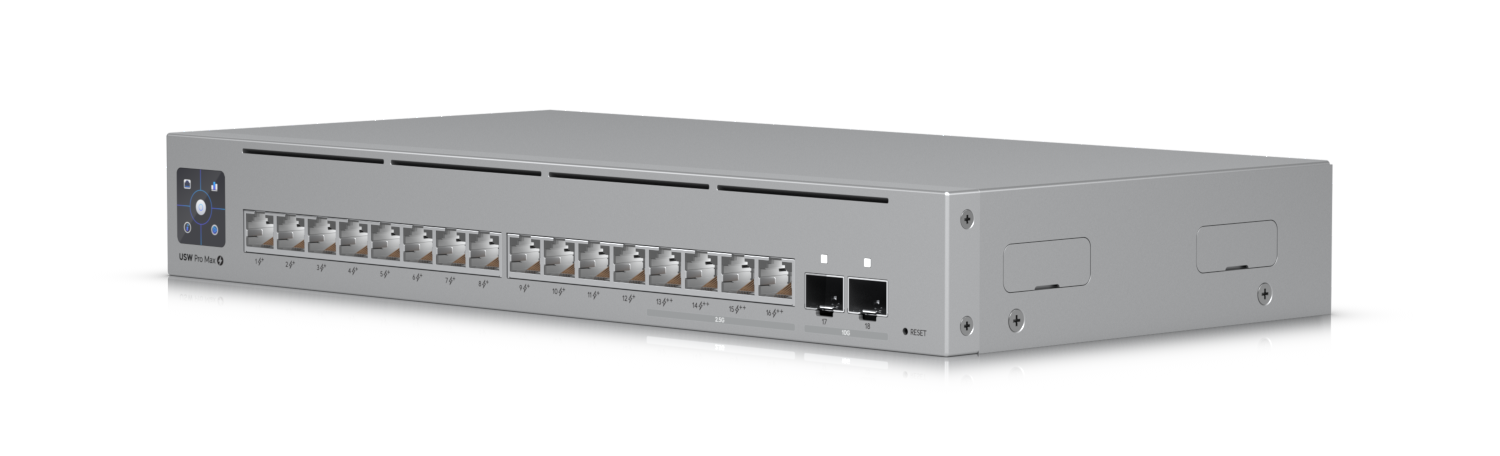 ルーター・ネットワーク機器 Ubiquiti USW-Pro-Max-16 Ubiquiti UniFi USW-PRO-MAX-16 Layer 3 16-Port Gigabit Switch